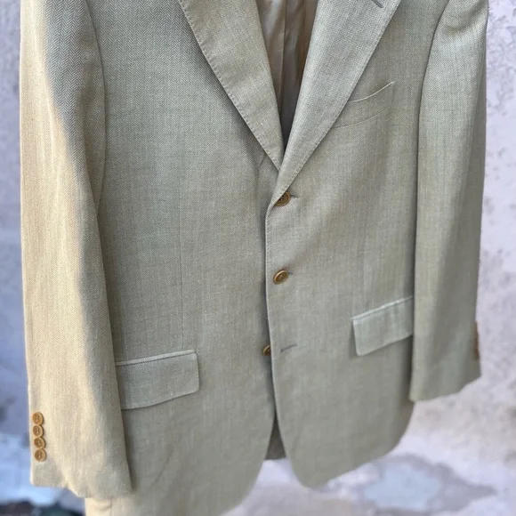 NW Faconnable 🇮🇹 Made Silk/Linen/Wool Sport Coat Sz 40